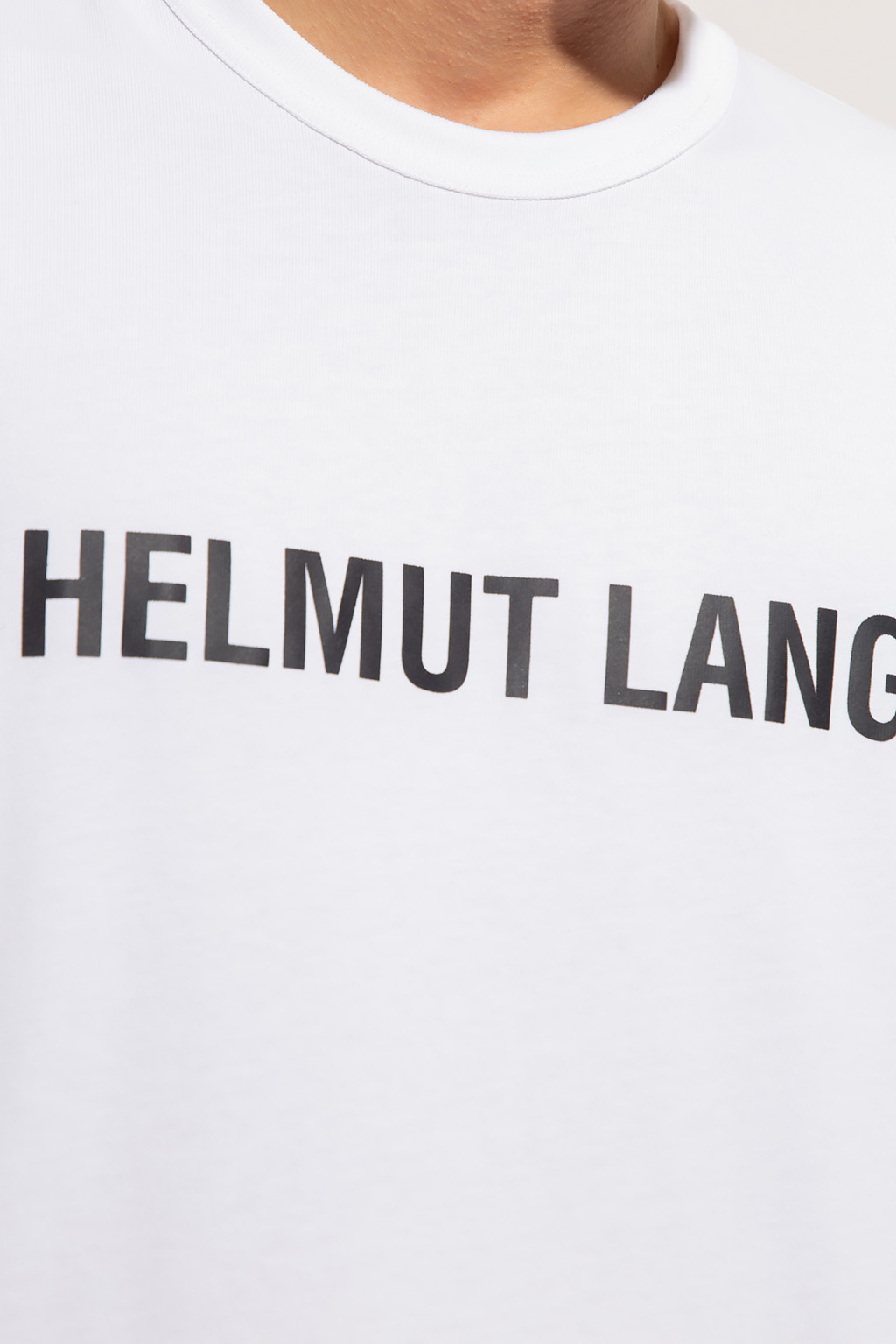 Tシャツ・カットソー HELMUT LANG Woman T-Shirt White O06HW505 100 T-shirt Helmut Lang Slim Logo T-Shirt O06HW505 | FLEXDOG